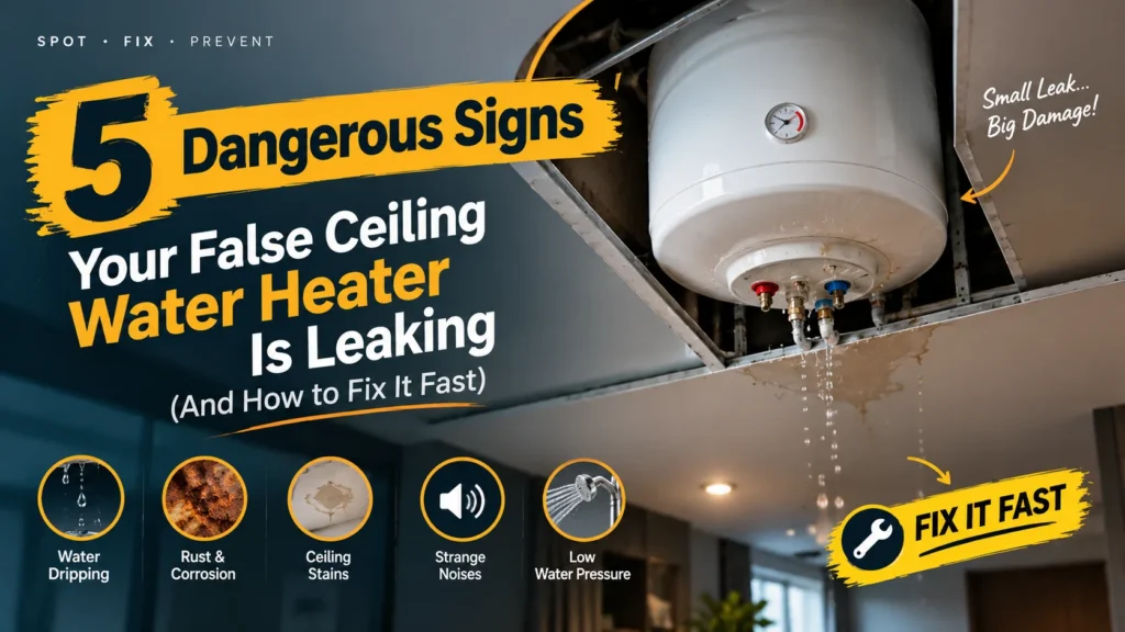 Water Heater Leakage Dubai: 5 Warning Signs You Can't Ignore