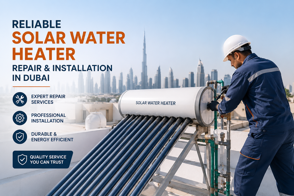 Reliable Solar Water Heater Repair & Installation in Dubai