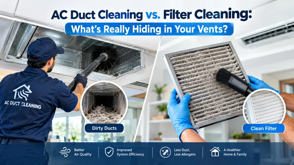 AC Duct Cleaning Dubai: Filter vs Duct, What's Really Dirty?